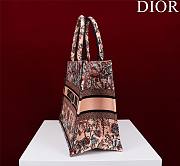 Dior Medium Book Tote Powder Pink Jardin Magique 36 x 27.5 x 16.5 cm  - 6