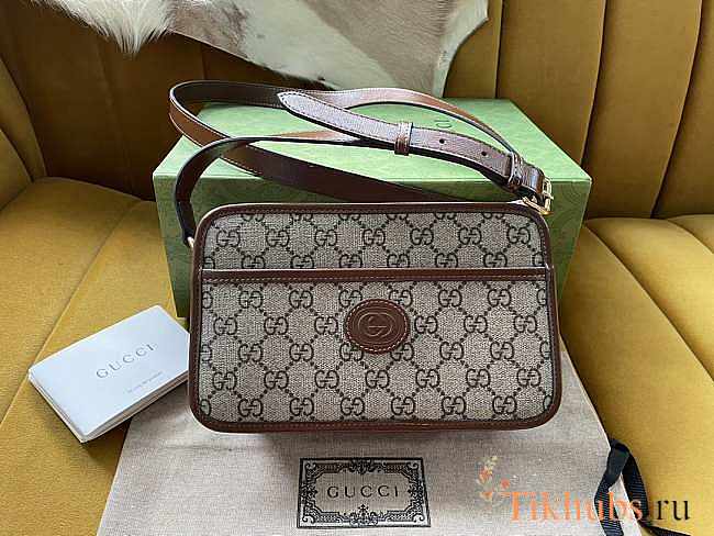 Gucci GG Should Bag Brown 22.5x14x7cm - 1