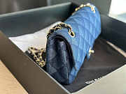 Chanel Flap Bag Denim Gold 25cm - 5