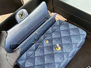 Chanel Flap Bag Denim Gold 25cm - 3