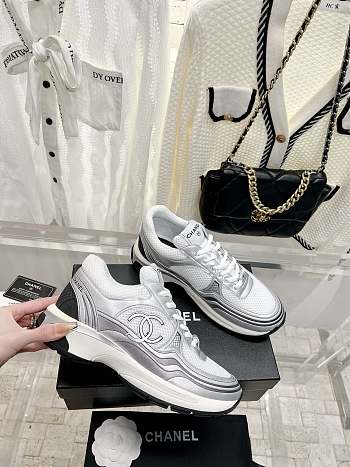 Chanel Silver Sneaker 