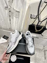 Chanel Silver Sneaker  - 6