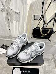 Chanel Silver Sneaker  - 5