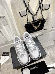 Chanel Silver Sneaker  - 2