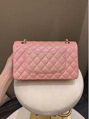 Chanel Classic Medium Double Flap Iridescent Pink Caviar 25cm - 5