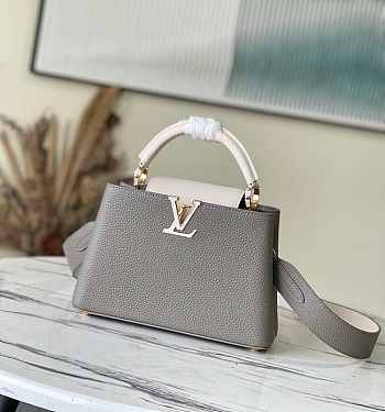 Louis Vuitton LV Capucines BB Steeple Gray 27 x 18 x 9 cm