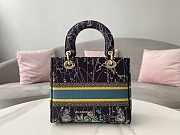 Dior Lady D-lite Blue Bag 24cm - 4