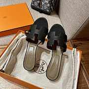 Hermes Black Sandals Heel - 4