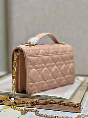 Dior Mini Miss Bag Cannage Lambskin Pink 21 x 11.5 x 4.5 cm - 3