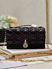  Dior Mini Miss Bag Cannage Lambskin Black 21 x 11.5 x 4.5 cm - 1