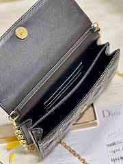  Dior Mini Miss Bag Cannage Lambskin Black 21 x 11.5 x 4.5 cm - 2