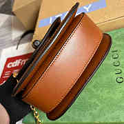 Gucci Bamboo 1947 Mini Top Handle Bag Brown 17x12.5x8cm - 2