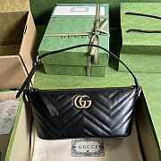 Gucci GG Marmont Shoulder Bag Black 23x12x10cm - 1