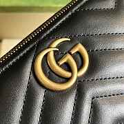 Gucci GG Marmont Shoulder Bag Black 23x12x10cm - 2