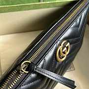 Gucci GG Marmont Shoulder Bag Black 23x12x10cm - 3