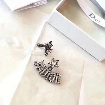 Dior J'Adior Earrings Antique Silver 