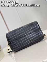 Louis Vuitton LV Speedy Bandouliere 20 Black 20.5x13.5x12cm - 5