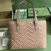 Gucci GG Marmont Large Tote Bag Beige 38.5x29x14cm - 5