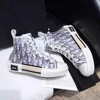 Dior B23 High-top Sneaker White and Black 