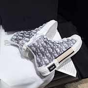 Dior B23 High-top Sneaker White and Black  - 4