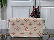 Louis Vuitton LV Felicie Pochette Monogram Rose 21 x 12 x 3 cm - 5