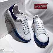 Alexander McQueen Sole Sneakers White Blue - 2