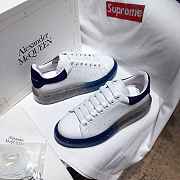 Alexander McQueen Sole Sneakers White Blue - 4