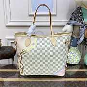 Louis Vuitton LV Neverfull MM Damier Azur 31x28x14cm - 2