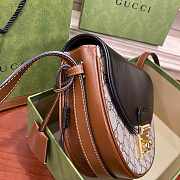 Gucci Padlock GG Supreme Shoulder Bag Black 22cm - 3