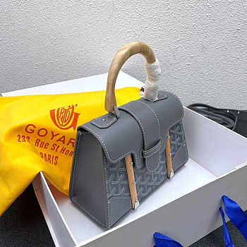 Goyard Saigon Structure Mini Bag Gray 21x14x9cm