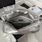 Chanel 22 Handbag Silver 35x37x7cm - 3