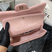 Chanel Flap Bag Jumbo Lambskin Silver Pink 30cm - 2