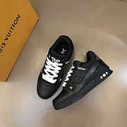 Louis Vuitton LV Black Trainer Sneakers - 3