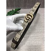 Gucci Double G Gold Belt 2cm - 3