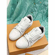 Louis Vuitton LV Monochrome Trainers White  - 4