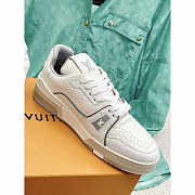 Louis Vuitton LV Monochrome Trainers White  - 3