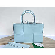 Bottega Veneta Small Arco Tote Bag Pale Blue 30x20x11.5cm - 1