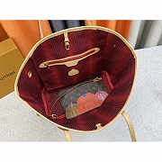 Louis Vuitton LV x YK Neverfull MM Pumpkin Print 31x28x14cm  - 5