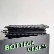 Bottega Veneta Trio Pouch On Strap Black 25x14.5x5cm - 4