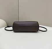 Fendi First Small Dark Brown Python Leather Bag 26x9.5x18cm - 6