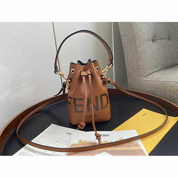 Fendi Mon Tresor Mini Bag Brown 18x10x12cm