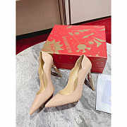 Christian Louboutin Hot Chick Patent Leather Pumps 10cm Nude - 6