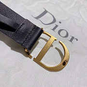 Dior 30 Montaigne Black Belt 3cm - 2