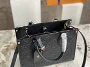 Louis Vuiiton LV Onthego Black Lizard 25x19x11.5cm - 5