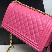 Chanel Leboy Pink Cavier Gold Hardware 25cm - 4