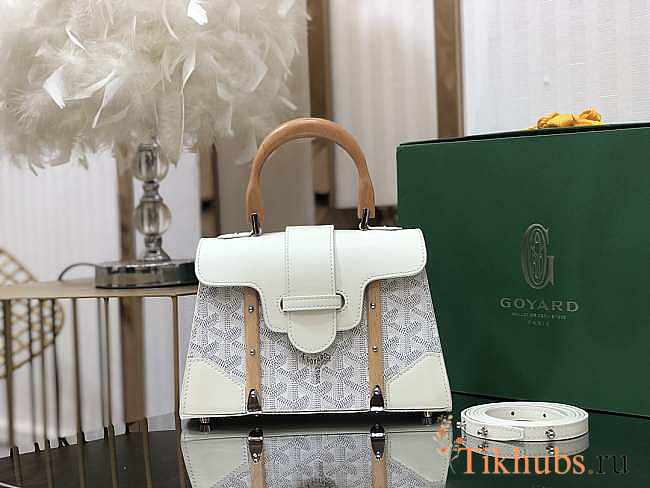 Goyard Saigon White Size 21 × 14 × 9 cm - 1