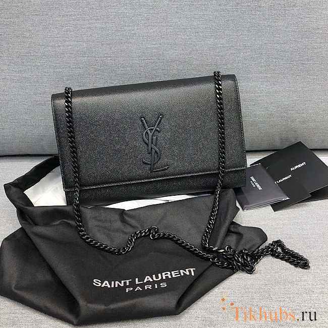 YSL Kate Chain Black Bag 24x14.5x5.5cm - 1