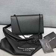 YSL Kate Chain Black Bag 24x14.5x5.5cm - 4