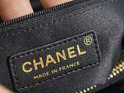 Chanel Shopping Bag Caviar Black Gold Hardware 33cm - 3