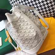 Goyard Petit Flot Bucket White Bag Size 23 x 15 x 17.5 cm - 5